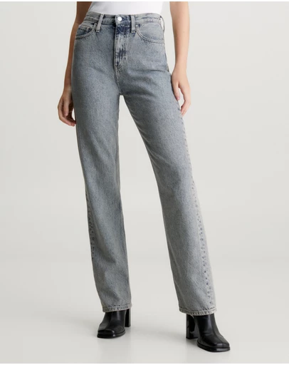 Calvin Klein Jeans - High Rise Straight Jeans