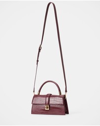 Forever New - Violet Lock Detail Top Handle Bag