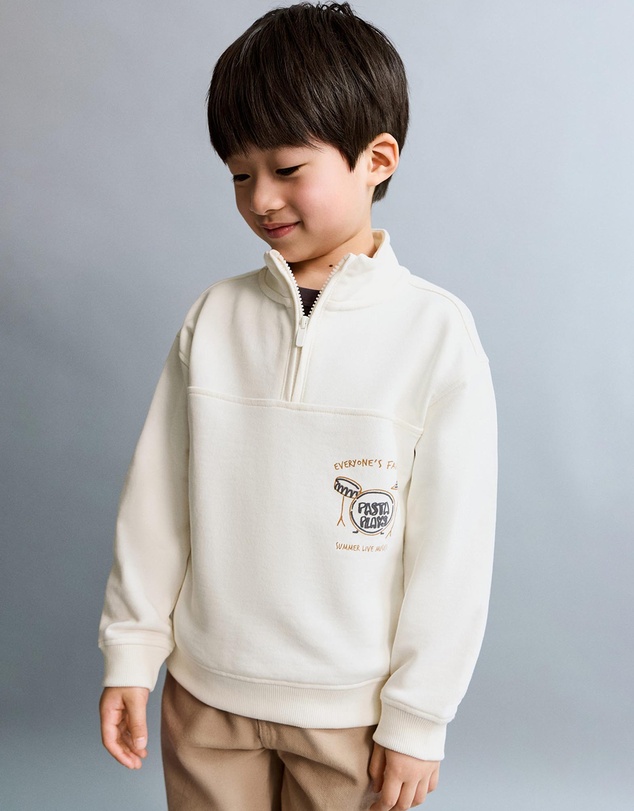M.N.G - Pasta Sweatshirt - Babies-Kids