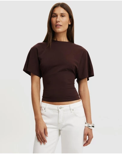 Cotton On - Blair Batwing Short Sleeve Tee