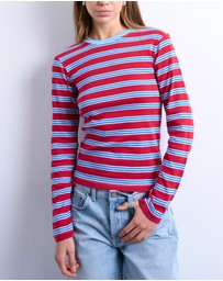 TOPSHOP - Stripe LS Everyday Tee