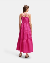 BOSS - Cotton Poplin Maxi Dress