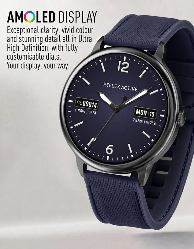 Reflex Active - Spectra 300R Navy Smart Watch