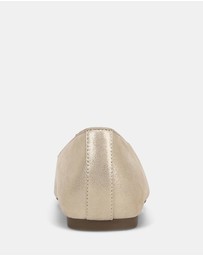 Vionic - Klara Ballet Flat - Gold Leather