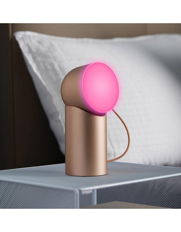 Lexon - Lexon Orbe Portable Led Lamp With Moving Head - Gold