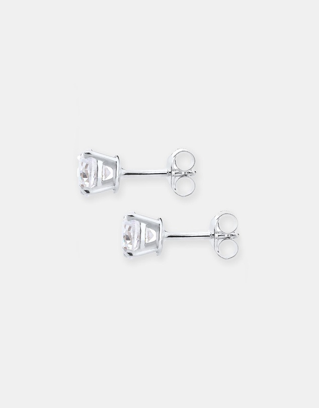 Elli Jewelry - Earrings Classic Crystal 925 Sterling Silver