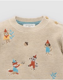 Purebaby - Woodland Jumper -Kids-Babies