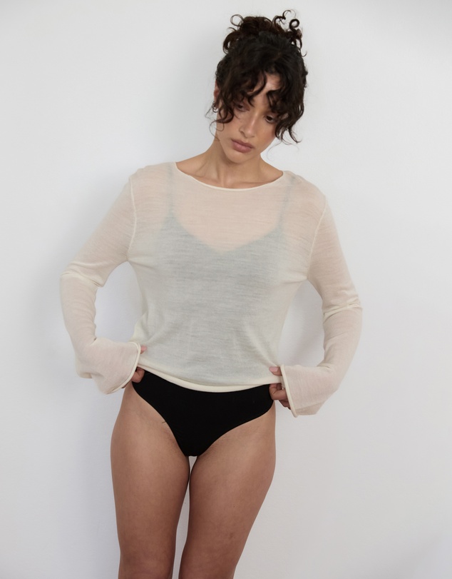 Pinky & Kamal - Lightweight Knit and Scarf