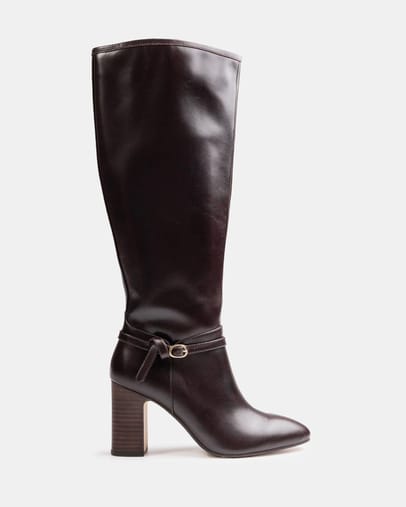DARK BROWN LEATHER