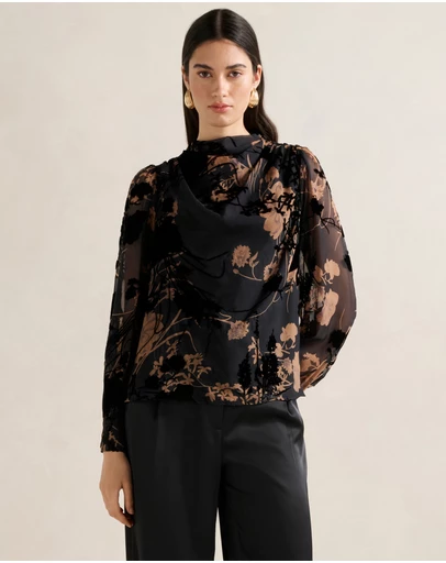 Forever New - Amaya Drape Blouse