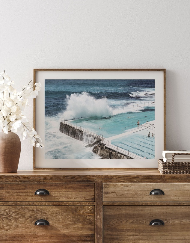 Olive et Oriel - Bondi Icebergs Art Print