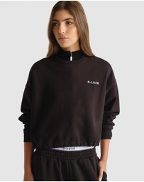 Decjuba - D-Luxe Logo Crop Sweat