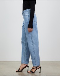 Minima Esenciales - Osa High-Rise Barrel Leg Jeans