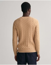 Gant - Cotton Cable Crew Neck Knit
