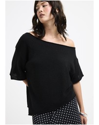 Subtitled - Asymmetric Knit Top