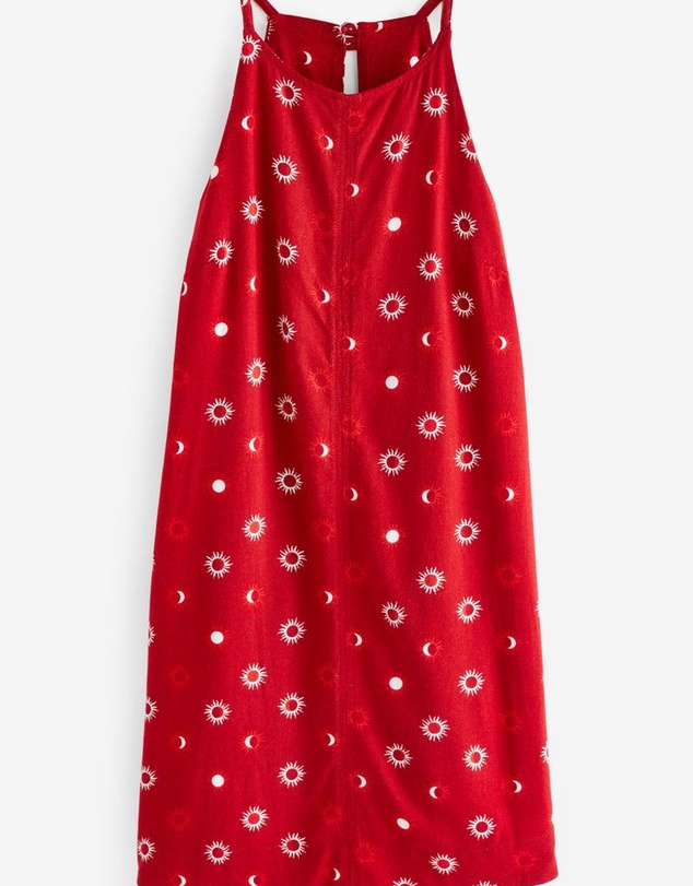 NEXT - Linen Blend High Neck Mini Dress