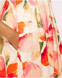 AERE - Aniya Linen Maxi Dress