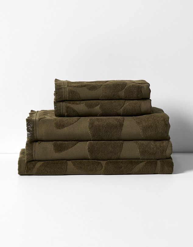 Aura Home - Palma Fringe Bath Towel Set