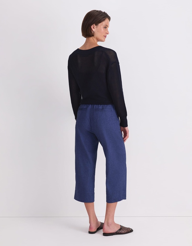 Sportscraft - Rosa Crop Linen Pant