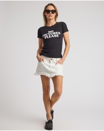 ONE TEASPOON - No Pictures Please Fitted Tee