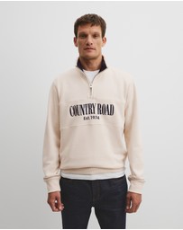 Country Road - Australian Cotton Half Zip Heritage Sweat