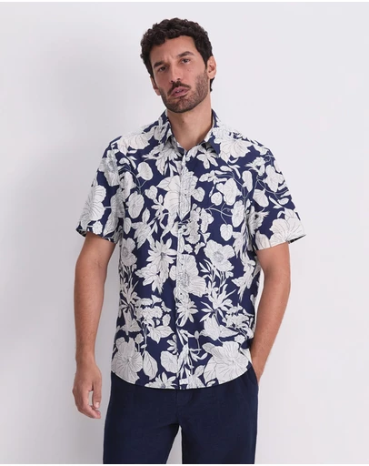 Sportscraft - Gardner Short Sleeve Print Shirt