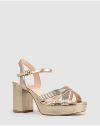 Edward Meller - RAYNE80 Strappy Crossover Platform Sandal