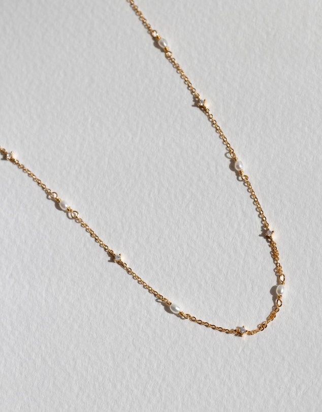 SAINT VALENTINE - Stars & Moons Necklace - Gold