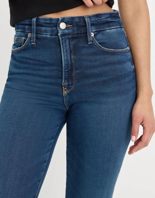 Good American - Soft Tech Good Classic Bootcut Jeans