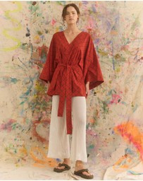 KINGA CSILLA - Rosa Crochet Mare Pants