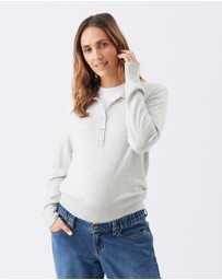 Ripe Maternity - Piper Polo Nursing Knit