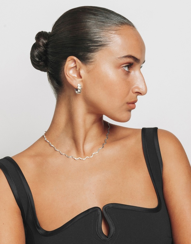 SAINT VALENTINE - Franca Hoops - Silver