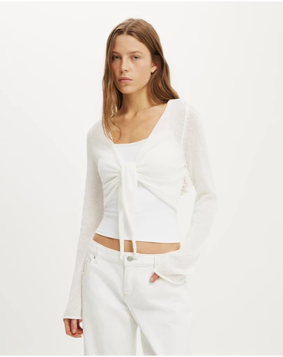 Cotton On - Tie Front Shrug