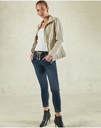 DRICOPER DENIM - Driftwood Foam Utility Jacket
