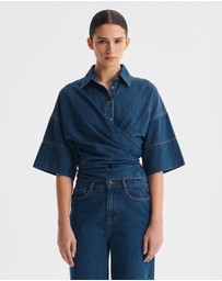 Morrison - Tatum Denim Wrap Shirt