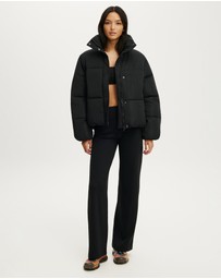 Cotton On Body Active - The Mother Puffer Funnel Neck Jacket