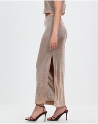 Third Form - Heavy Metal Knit Maxi Skirt