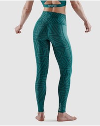 SKINS - SKINS Compression Women's Series-3 Long Tight Skyscraper Lt Teal Angle