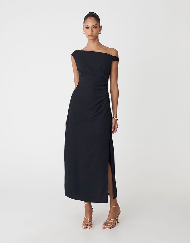 Forcast - Afina One Shoulder Twist Dress