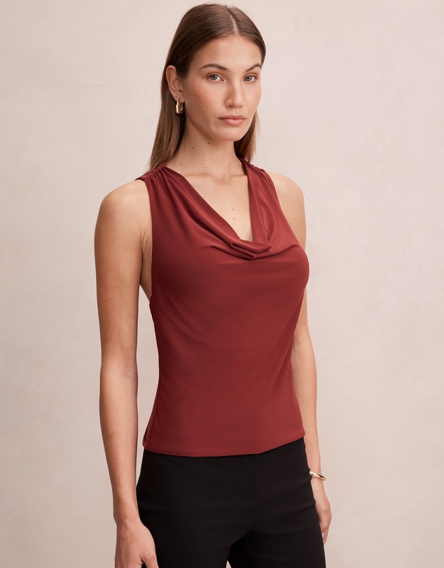 Forever New - Noa Drape Back Hardware Top