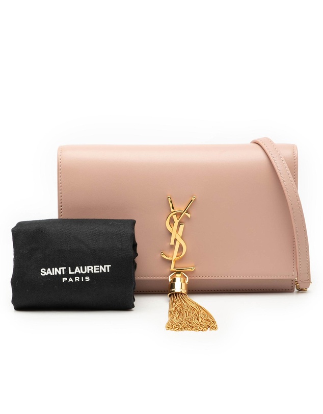 Pre-Loved by Azura Reborn - Pre-Loved Smooth Calfskin Monogram Kate Tassel Wallet on Chain