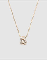 Seed Heritage - Initial Jewel Bubble Necklace