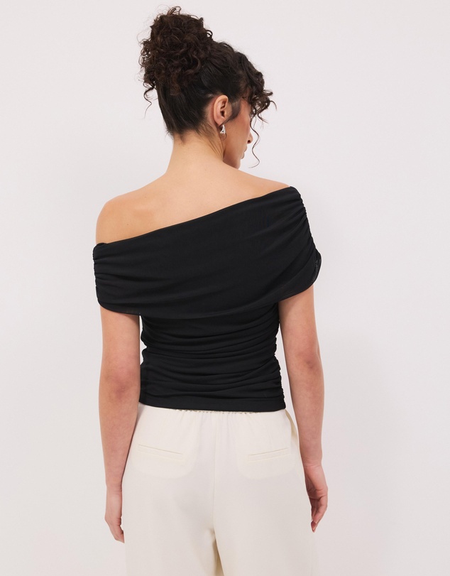 Calli - Aurelia Off Shoulder Mesh Top