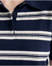 Oxford - Camille Knitted Polo Striped