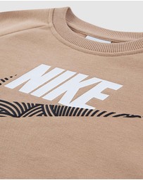 Nike - Nike Sportswear In The Zone French Terry Oversize Crew Sweat - Kids