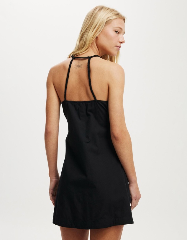 Cotton On - Isabelle Halter Wrap Mini Dress