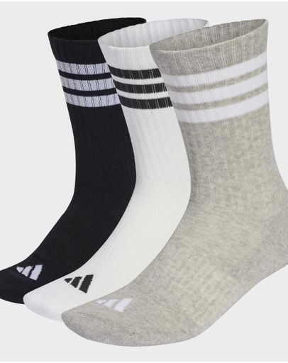 Medium Grey Heather / White / Black