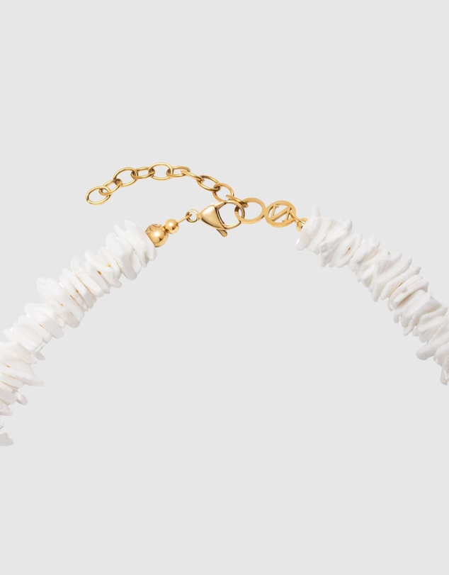 Nialaya Jewellery - Women's White Puka Shell Necklace