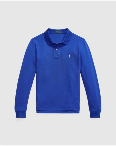 Polo Ralph Lauren - Slim Fit Cotton Mesh Polo - ICONIC EXCLUSIVE - Teens