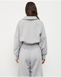 Pinky & Kamal - 1/4 Zip Fleece Sweater